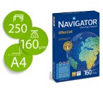 Papel fotocopiadora navigator din a4 160 gramos papel multiuso ink-jet y laser paquete de 250 hojas