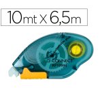 Pegamento q-connect roller compact removible 6,5 mm de ancho x 10 m unidad