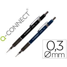 Portaminas q-connect kappa 0,3 mm sujecion de caucho