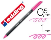 Rotulador edding punta fibra 1200 rosa neon n.69 punta de fibra 0,5 mm