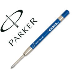 Recambio boligrafo gel parker azul