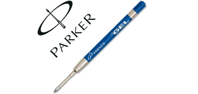 Recambio boligrafo gel parker azul