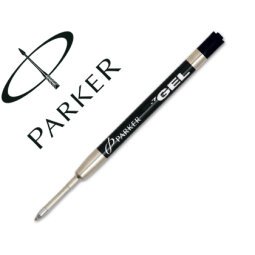 Recambio boligrafo gel parker negro