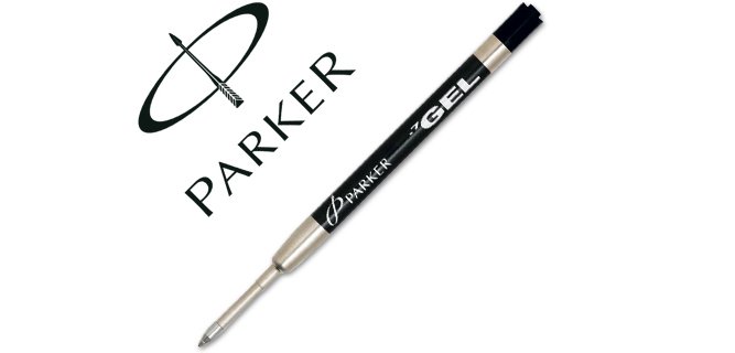 Recambio boligrafo parker gel negro