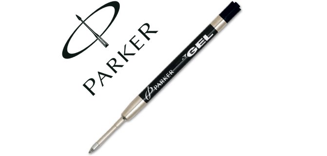 Recambio boligrafo gel parker negro