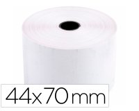 Rollo sumadora termico q-connect 44 mm ancho x 70 mm diametro sin bisfenol a