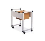 Carrito para carpetas colgantes rocada folio extensible