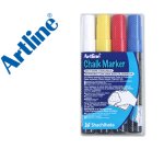 Rotulador artline pizarra verde negra epw-4-st bolsa de 4 unidades colores surtidos