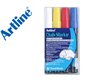 Rotulador artline pizarra verde negra epw-4-st bolsa de 4 unidades colores surtidos