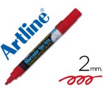 Rotulador artline pizarra verde negra epw-4-ro color rojo bolsa de 4 unidades