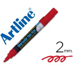 Rotulador artline pizarra verde negra epw-4-ro color rojo bolsa de 4 unidades