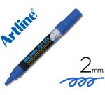 Rotulador artline pizarra verde negra epw-4-az color azul bolsa de 4 unidades