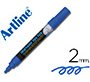 Rotulador artline pizarra verde negra epw-4-az color azul bolsa de 4 unidades