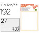 Etiquetas liderpapel sobre de 10 h. + 2 h. obsequio 19x27 mm -16 unidades por hoja