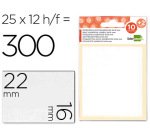 Etiquetas liderpapel sobre de 10 h. + 2 h. obsequio 16x22 mm -25 unidades por hoja