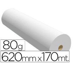 Papel reprografía ppc para planos 620 mm x 170 m 80 g