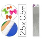 Papel crespón Liderpapel metalizado