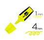 Rotulador liderpapel mini fluorescente amarillo