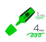 Rotulador liderpapel mini fluorescente verde