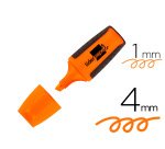 Rotulador liderpapel mini fluorescente naranja