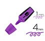 Rotulador liderpapel mini fluorescente violeta
