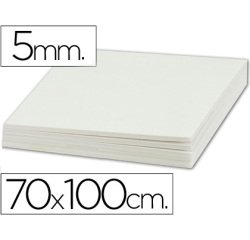 Carton pluma liderpapel blanco doble cara 70x100cm espesor 5mm