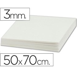 Carton pluma liderpapel blanco doble cara 50x70cm espesor 3mm