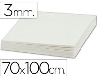 Carton pluma liderpapel blanco doble cara 70x100cm espesor 3mm