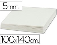Carton pluma liderpapel blanco doble cara 100x140cm espesor 5mm