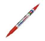 Rotulador artline marcador permanente ek-041t rojo doble punta 0.4 y 1.0 mm