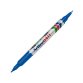 Rotulador artline marcador permanente ek-041t azul doble punta 0.4 y 1.0 mm