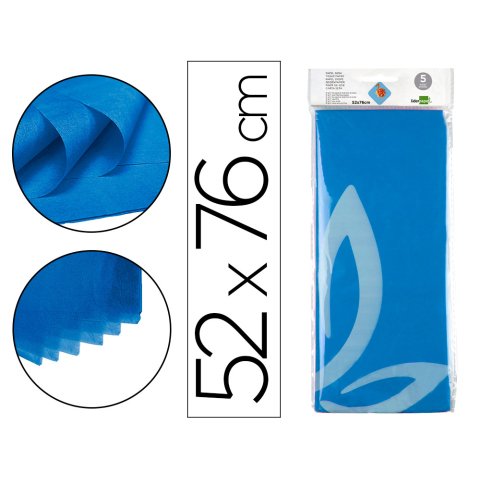 Papel seda Liderpapel azul