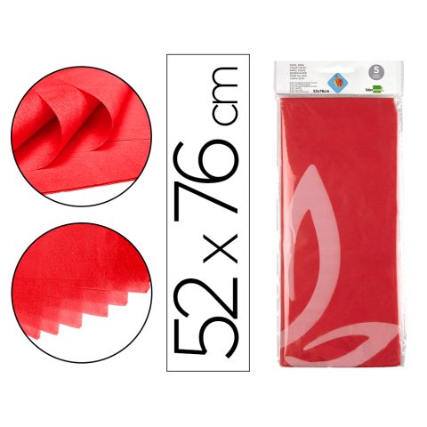 Papel seda Liderpapel rojo
