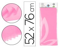 Papel seda liderpapel 52x76cm 18g/m2 bolsa de 5 hojas