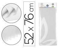 Papel seda liderpapel 52x76cm 18g/m2 bolsa de 5 hojas