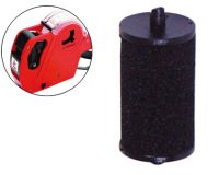 Rodillo entintador q-connect 20 mm tinta color negro para etiquetadora q-connect kf00712