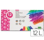 Lapices cera semi blanda lider papel caja de 12 unidades colores surtidos