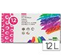Lapices cera semi blanda lider papel caja de 12 unidades colores surtidos