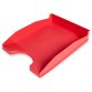 Bandeja sobremesa plastico q-connect rojo opaco 240x70x340 mm