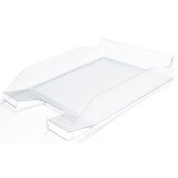 Bandeja sobremesa plastico q-connect transparente 240x70x340 mm