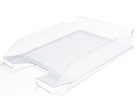 Bandeja sobremesa plastico q-connect transparente 240x70x340 mm