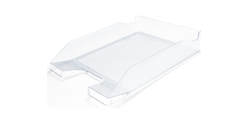 Bandeja sobremesa plastico q-connect transparente 240x70x340 mm