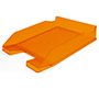 Bandeja sobremesa plastico q-connect naranja transparente 240x70x340 mm