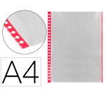 Recambio funda liderpapel intercambiables din a4 bordes surtidos bolsa de 10 unidades