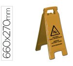 Cartel plastico q-connect señalizacion suelo resbaladizo