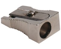 Sacapuntas q-connect metalico 1 uso cuña