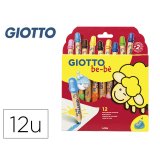 Lapices de colores giotto super bebe caja de 12 lapices colores surtidos + sacapuntas