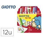 Rotulador giotto super bebe caja de 12 unidades colores surtidos