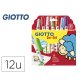 Rotulador giotto super bebe caja de 12 colores surtidos