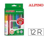 Rotulador alpino standard caja de 12 unidades colores surtidos